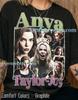 Винтажная футболка Anya Taylor-Joy Comfort Colors®, Ретро 90-х с графическим принтом актрисы, Подарок фанату шахматной драмы, Модный эстетичный унисекс топ в уличном стиле