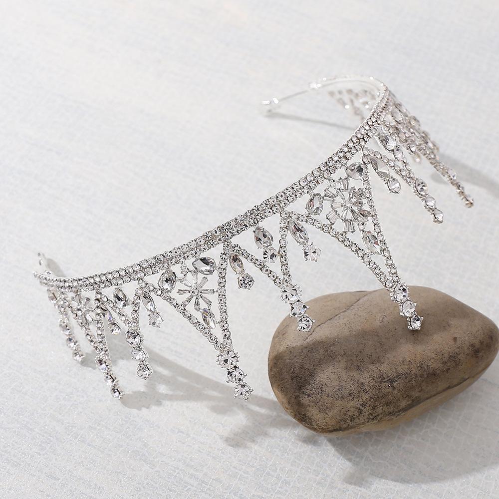 Свадебная тиара золотая барочная корона атмосферное свадебное платье свадьба взрослая день рождения принцесса корона