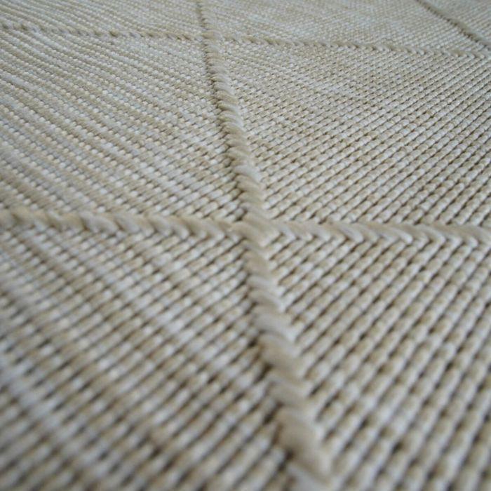 Tapis moderne à motif losange beige 120x170
