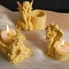 High Temperature Resistant Silicone Mould for Succulent Planter Angel Figure Flower Pots Mold Office Desk Ornament Mold