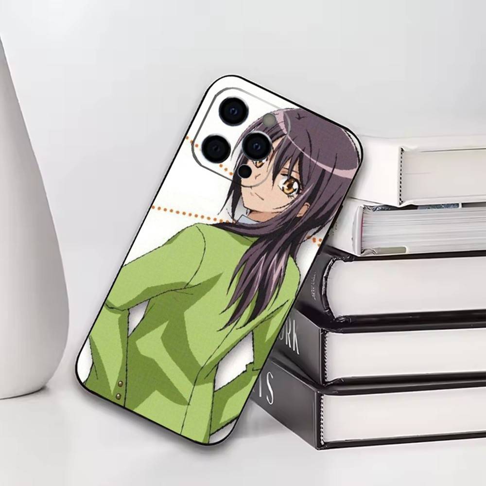 Чехол для телефона Maid Sama Мисаки Аюдзава для iPhone 17, 16, 15, 14, 13, 12, 11 Plus, Pro, Мягкий силиконовый, Черный