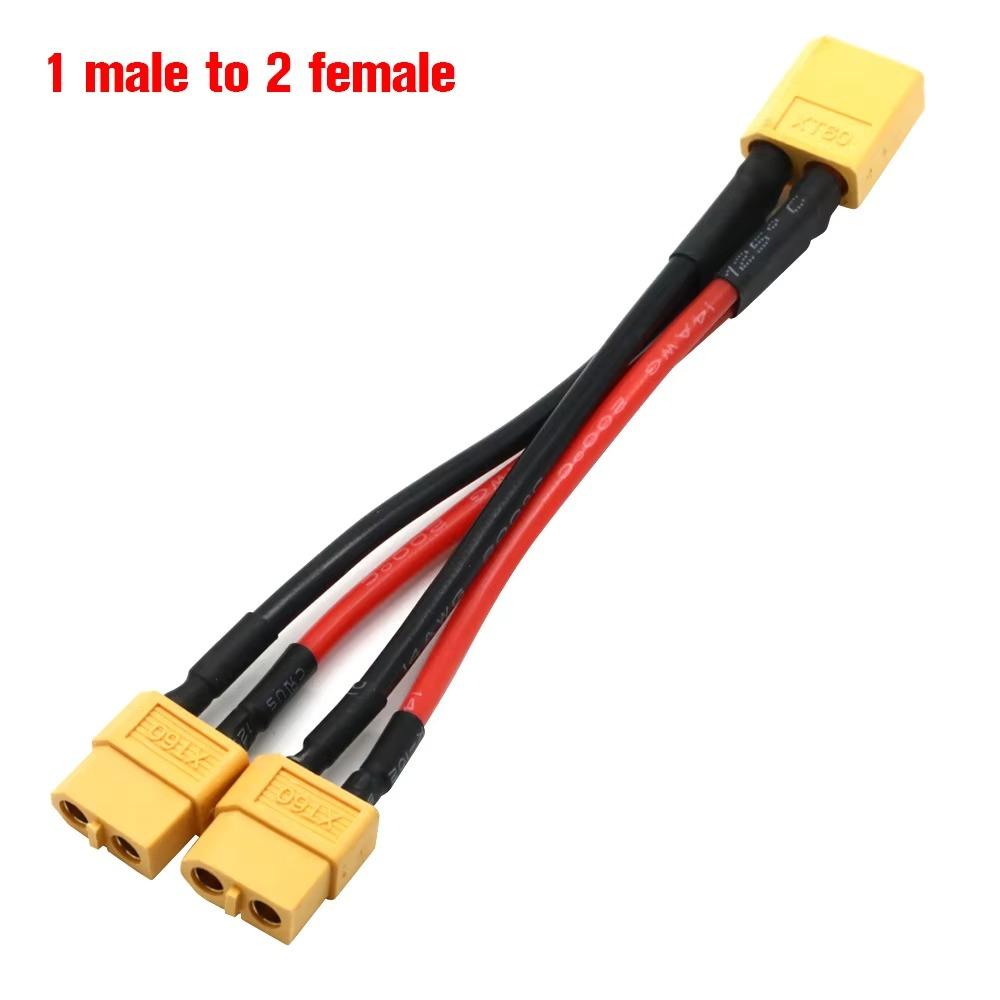 XT60 Battery Extension Wire Male Female Plug Connector Cable for RC Battery Motors