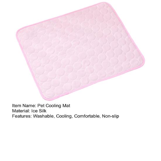 Летний охлаждающий коврик для собак, моющийся, самоохлаждающийся коврик из ледяного шелка для маленьких и средних собак, кошек, противоскользящий коврик для сна, для ящика, кровати, пола, автомобильного сиденья