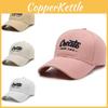 Curved Cotton Brim Cap With Embroidery Adjustable Strap Men Women Outdoor Use