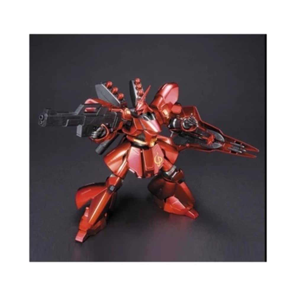 BANDAI SPIRITS HGUC Мобильный доспех Гандам Контратака Сазаби Металлическое покрытие Масштабная пластиковая модель Версия Чара. 1/144 с цветовой кодировкой