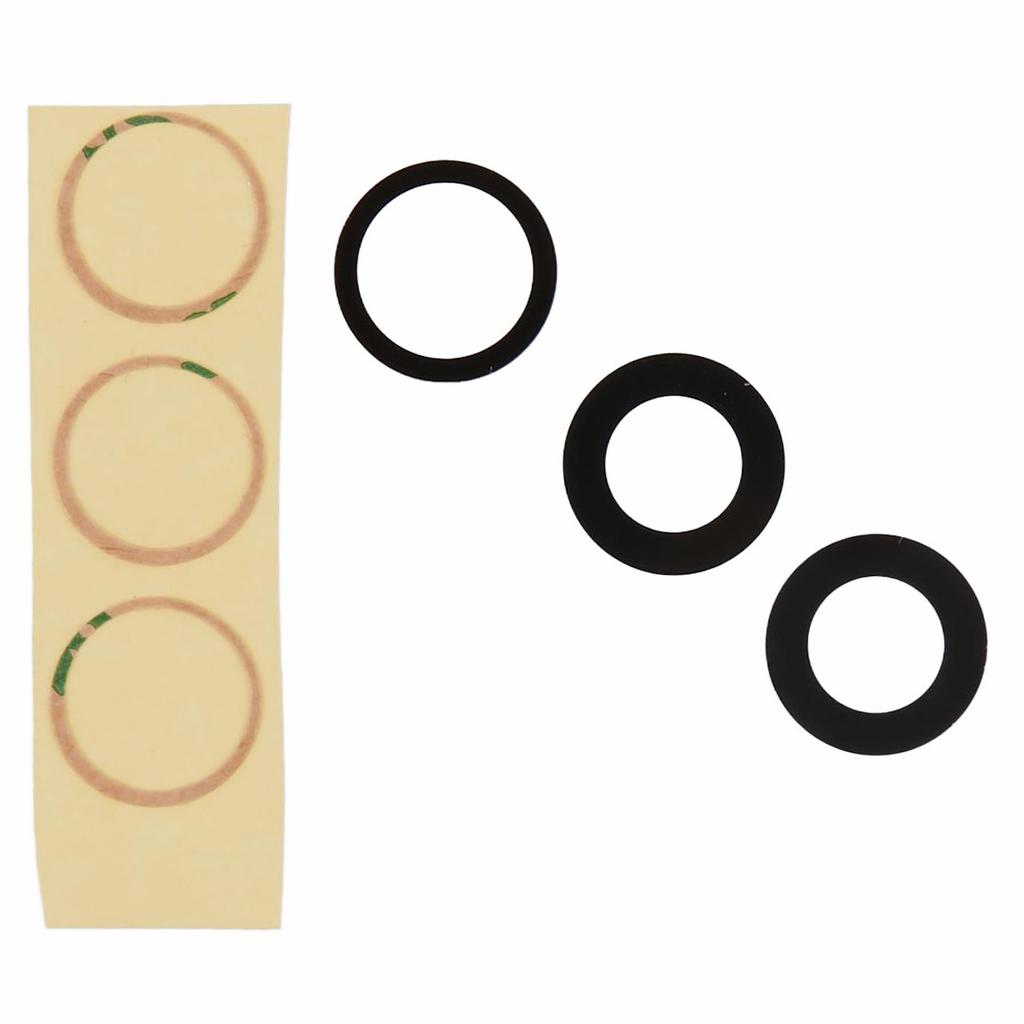 Для iPhone 15 Pro Max 1 комплект Защитное кольцо объектива задней камеры с клейкой наклейкой (без логотипа)