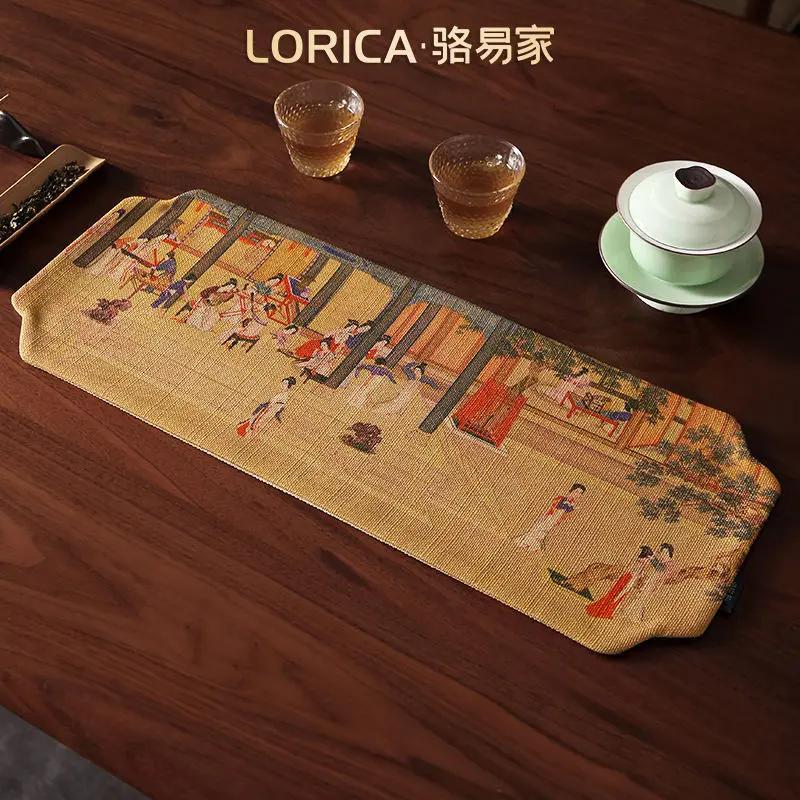 Дзен-подставки для чашек Чайная церемония Креативный водонепроницаемый теплоизоляционный сухой чайный столик Коврик для заваривания чая в китайском стиле Украшение домашнего стола