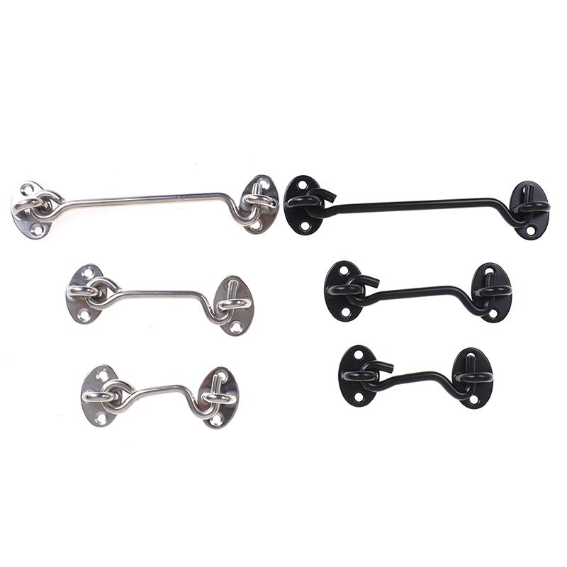 1 комплект защелки для амбарной двери, крючок-защелка, защелка с проушиной, легкая блокировка для амбарной двери, ворот, окна CDN