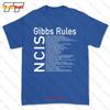 Футболка с принтом NCIS Gibbs Rules Черные Мужские Футболка 56WX