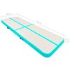Inflatable Gymnastics Mat with Pump 400 x 100 x 15 cm PVC Green
