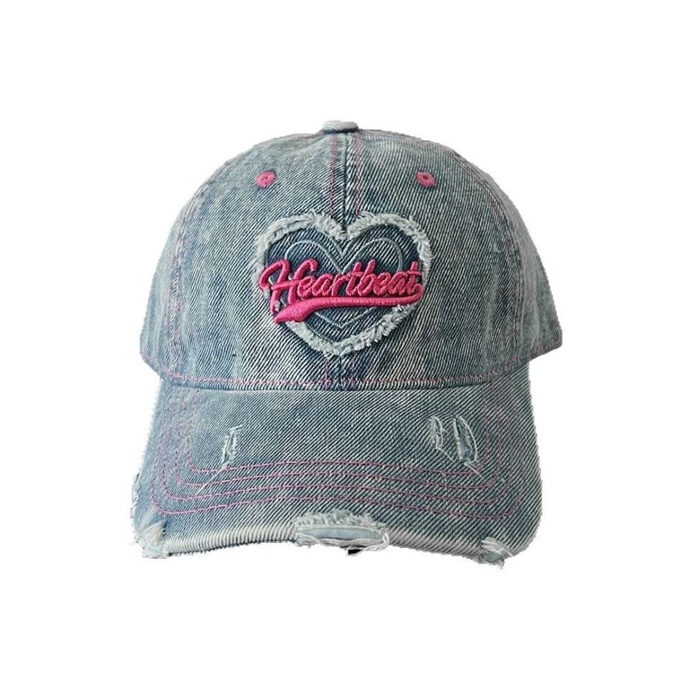 Кепка-снэпбек из денима с вышивкой «Письмо любви», модная винтажная бейсболка для улицы