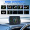 Автомобильный проекционный дисплей (HUD) со спидометром GPS, светодиодами OBD и GPS, подключением Type-C, возможностями высокой четкости и многофункциональностью