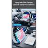 Carbon Fiber Design Auto Steering Wheel Tray Multipurpose Adjustable Car Table with Drawer and Anti-Slip Protective Adhesive