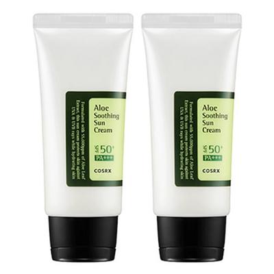 Успокаивающий солнцезащитный крем с алоэ SPF50+ PA+++, 50 мл, 2 шт.