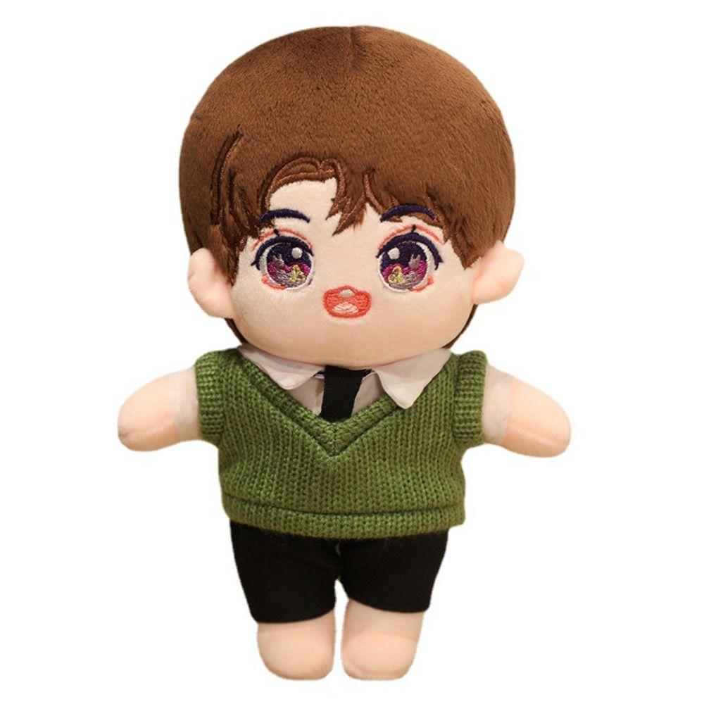 Knitted Sweater 20cm Dolls Overalls DIY Gift Toys Plush Doll's Clothing  Collection Gift