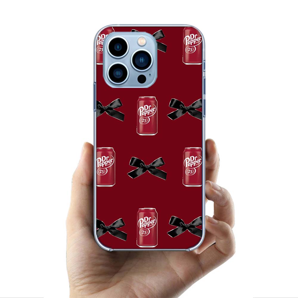 Cherry D-Dr-P-Pepper Drink Cases Phone Case For Iphone 17E 16E 17 Air 16 Pro Max 15 Pro 14 Plus 11 13 12 Mini Cover Cases Compat