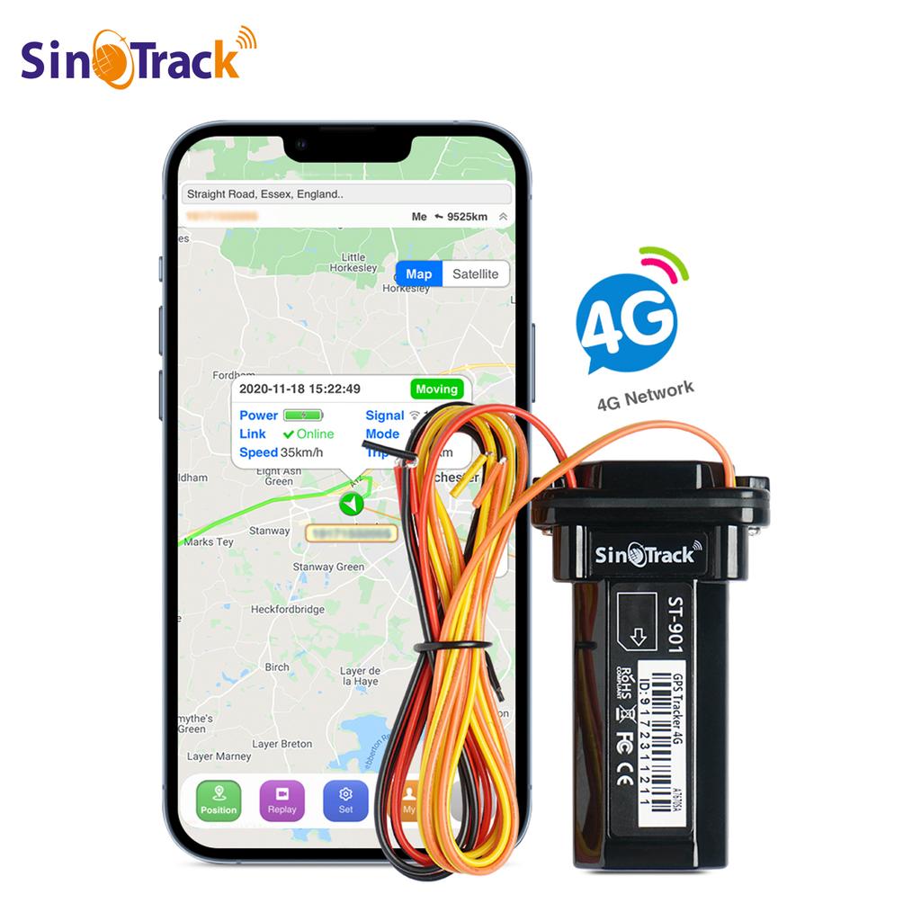SinoTrack Мини Водонепроницаемый Встроенный Аккумулятор GPS-трекер Устройство ST-901 901L для Автомобиля Мотоцикла Транспортного Средства Удаленное Управление Бесплатное Веб-Приложение