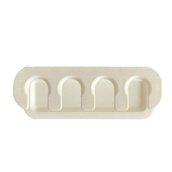 Держатель для насадок зубной щетки Подставка для насадок электрической зубной щетки Органайзер для зубных щеток Вмещает 4 насадки для зубных щеток для Oral-B Хранение на раковине в ванной