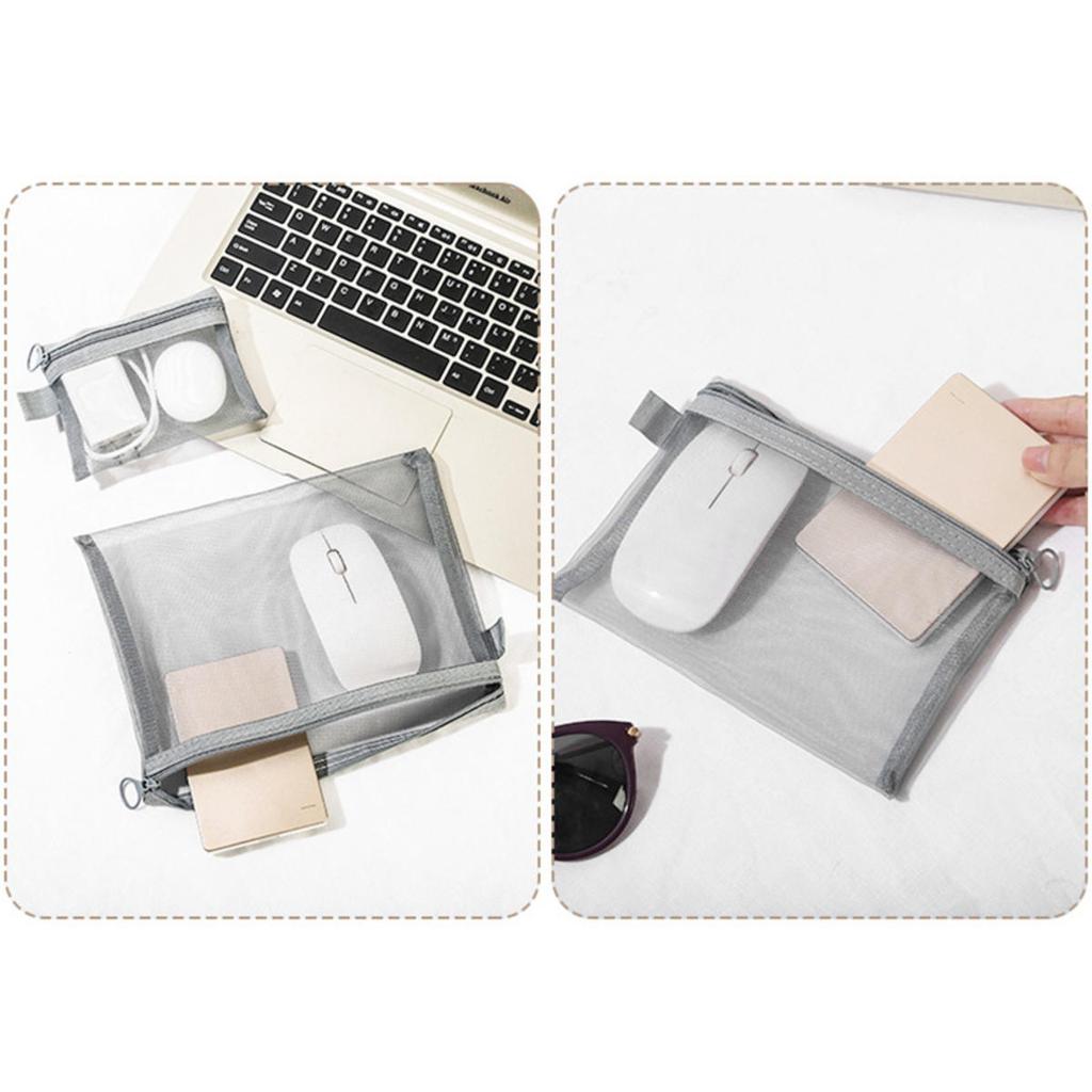 Портативный автобус ID кредитных карт сумка для хранения небольшой сетчатый мешок для монет кошелек для денег органайзер для кабеля наушников