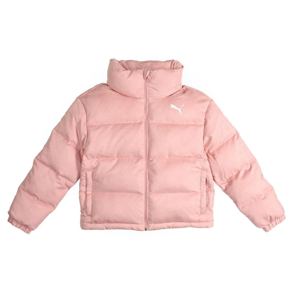 Puma Style 480 Down Jacket With Stand Collar And Zipper Women Outerwear Pink 581612-14
