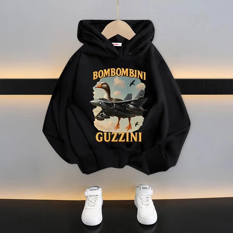 Kids Hoodie Funny Cartoon Graphic Sweatshirts Boys Casuals Long Sleeves Tops Girl Clothes