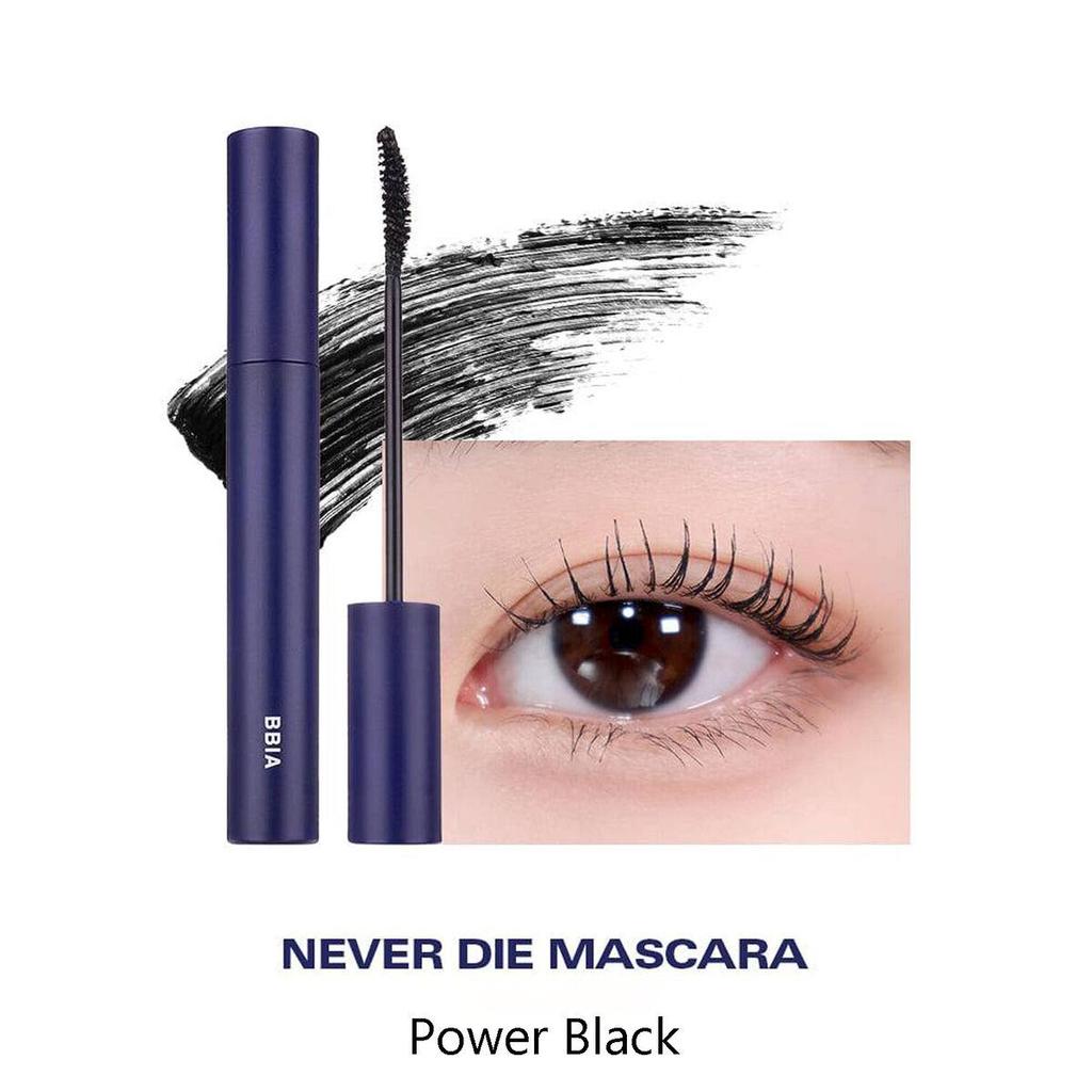BBIA Never Die Mascara 7g, #Light-weight #Powerful curl fixing , MAke-up, Korean Cosmetic, Kbeauty, sample