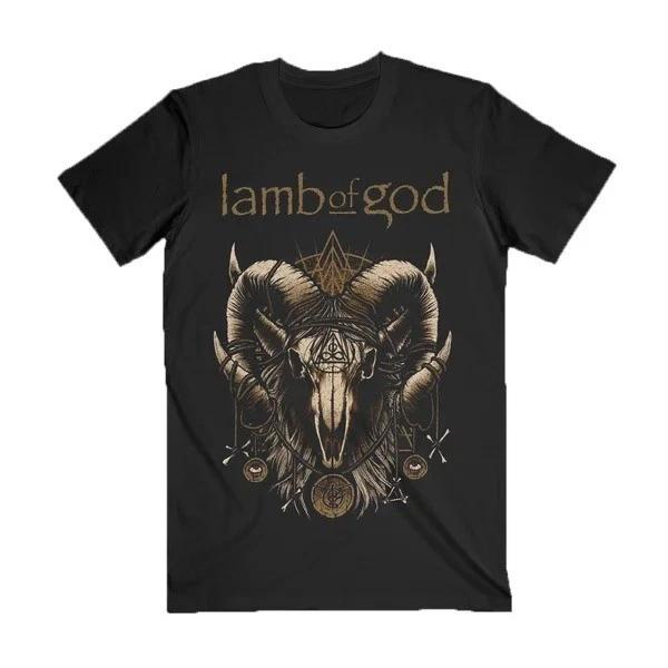 Special Black Cotton T-Shirt For Fan - Lamb Of God Unisex All Size KK2378