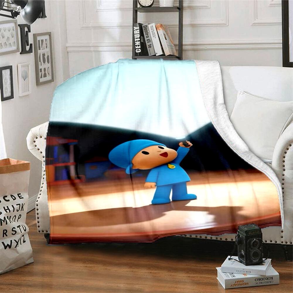 Pocoyo Blanket Ultrasoft Perfect For Couch Chair Bed Allseason Use Playful Design Suitable For Gifting Relatives And Friends