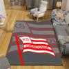 KS Cracovia Home Sofa Decoration for Living Room & Bedroom, Non‑Slip Play Flannel Floor Mat for Game Room