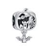 925 Silver Halloween Charm Ghost Pumpkin Charms Jewelry Making For Women Men DIY Bracelet Halloween Party Jewelry Gift
