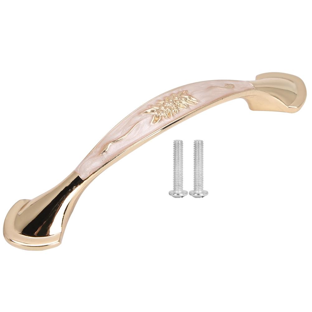 10 комплектов дверных ручек, янтарно-белый простой стиль, офисный ящик, шкаф, 96 мм