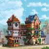 MOC Creative City Модель 89150 Средневековый рынок 3335 шт. Строительные блоки Кирпичи Развивающие игрушки для детей Рождественские подарки 89151 89152