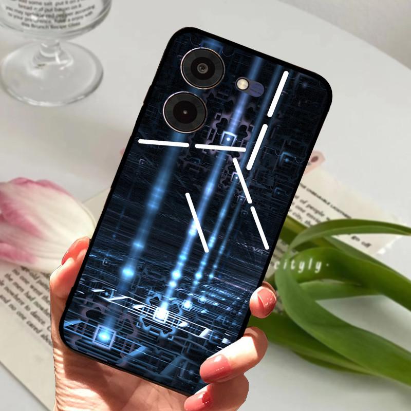 Чехол для Tecno Pova 5 Pro 5G Pova5 4G Мягкий Силикон ТПУ Задняя Крышка Телефона Для Tecno Pova Neo 3 Ударопрочный Бампер LH6n Мультяшный