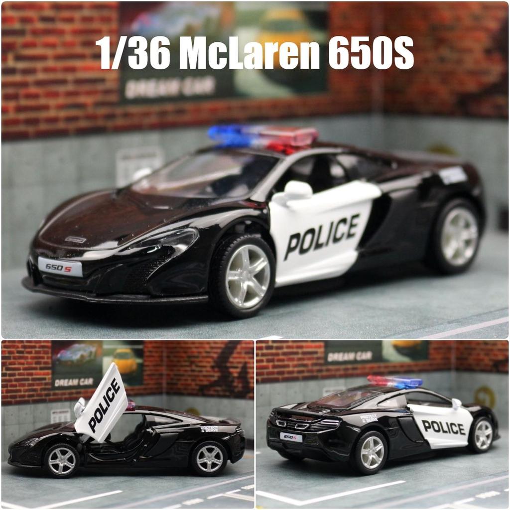 Police Car Series Volkswagen Mercedes Benz Dodge Lamborghini McLaren Ford Chevrolet Corvette Diecasts & Toy Vehicles RMZ City 1:36 Alloy Model