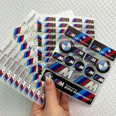 Новые Для M 50TH Power Performance E28 E30 E34 E36 E46 E60 E90 F84 Светоотражающие Наклейки для Мотоциклов Наклейки Логотипы на Бак