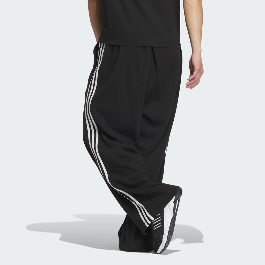 adidas Штаны для бега St Knit Track Jogger свободного кроя со шнурком, простые повседневные брюки для мужчин, черные JI8645