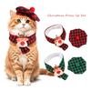 Christmas Pet Costume Dog Cats Christmas Reindeer Hat Headwear Pet Birthday Supply Dog Hat Paids Scarf