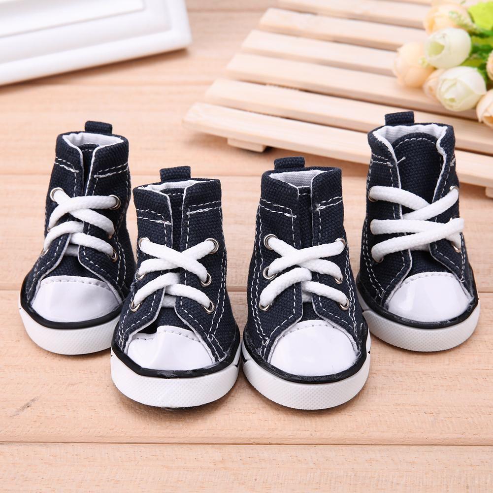 Breathable For Small Dogs,Cats Casual Style Puppy Sneaker Dog Shoes Pet Booties Pet Denim Shoes