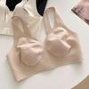 "Women's Ultra-Thin Seamless Full-Cup Bra with Soft Support and Large Size, Summer Rabbit Ear Design"