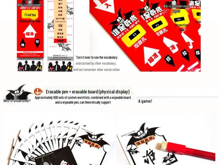 Хороший вид Город Под прикрытием Делюкс: Набор карточных игр для вечеринки