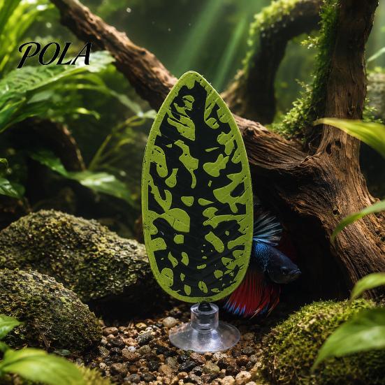Betta Tank Accessory Hammock Leaf, Fish Resting Breeding Bed, Suction Cup Leaf Rest Spot Spawning Spot, Aquarium Decoration for Bed