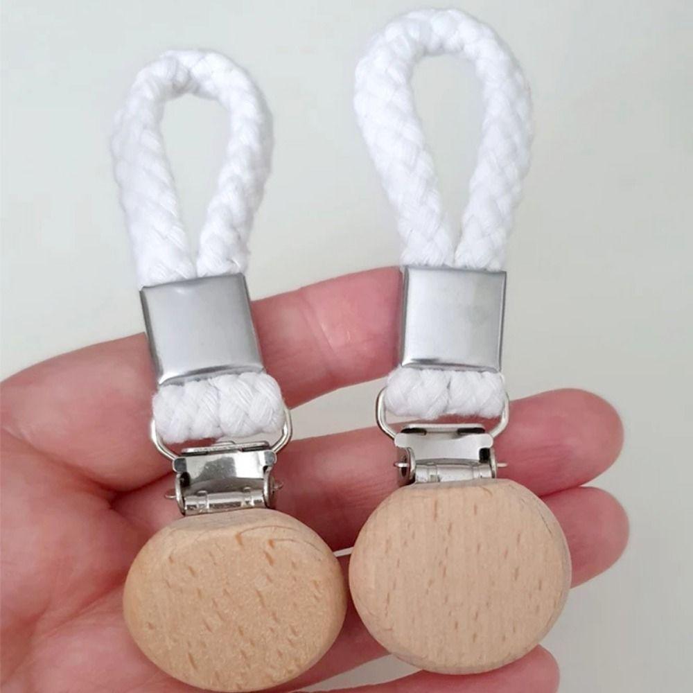 4Pcs Braided Small Woven Rope Clamps Wear-resistant Hand Towel Hanger Towel Hanging Clips  Laundry