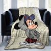 1pc, Mickey (1) Home Decor Flannel Blanket, Perfect Gift for Bedroom, Living Room, Travel, Camping, Car, Beach, Office Nap, Ideal Sofa Throw, Outdoor