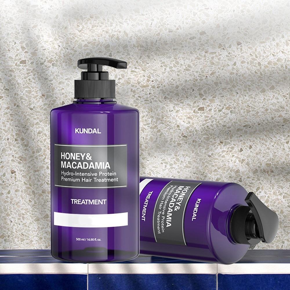 KUNDAL Honey & Macadamia Hair Treatment Pear & Freesia Fragrance, 500ml, 1 Unit