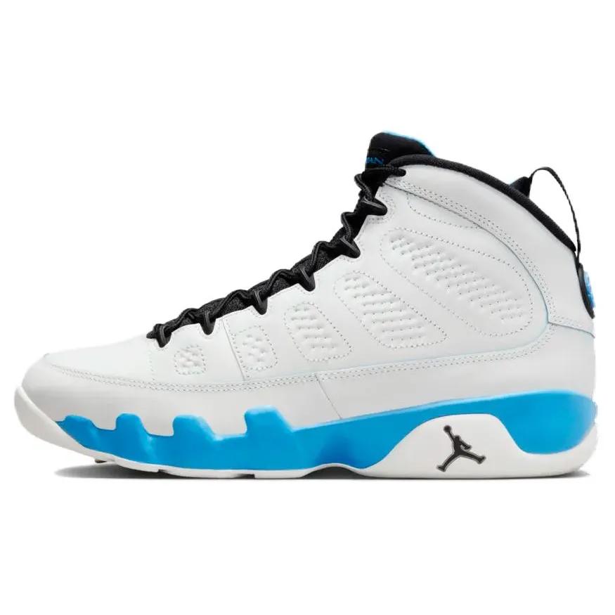 Air Jordan 9 Retro 'Powder Blue' 2024 (Unisex) Summit White / Black / Dark Powder Blue Vintage Basketball Shoes FQ8992 101