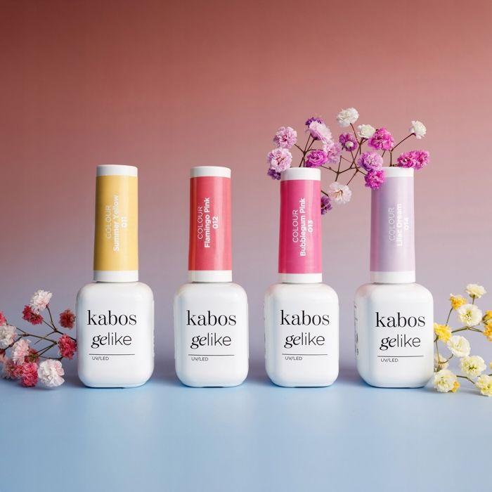 Vernis à ongle - Kabos Gelike 011 - Jaune - Hybride - 8 ml