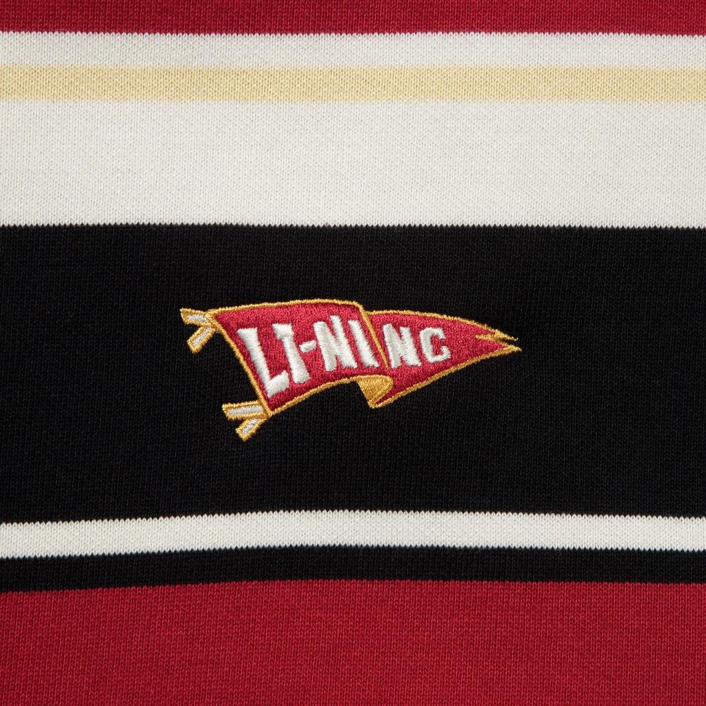 Толстовка унисекс Li Ning Sports Lifestyle Series с цветными блоками и полосками AWDVD31-10