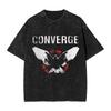 Converge Vintage  T Shirt Men Pure Cotton Humorous T-Shirt O Neck  Tees Short Sleeve Tops New Arrival