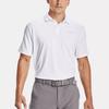 Under Armour Мужские рубашки-поло Белый воротник-поло Умеренный прямой крой 1351129-100