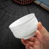Ice-type Mutton-fat Jade Teacups Qingming Riverside Scene Relief Master Cups Porcelain Ceramic Tea Bowls Chinese Kungfu Teaware